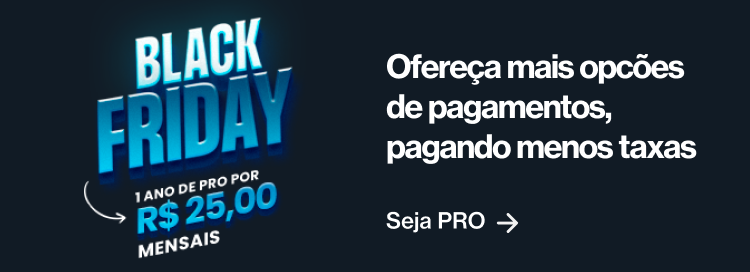 Receba pagamentos via boleto, cartão de crédito ou PIX