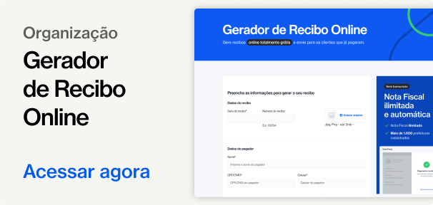 Gerador de Recibo Online